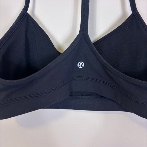 Lululemon Black Flow Y Sports Bra Size 10 - Picture 3 of 4